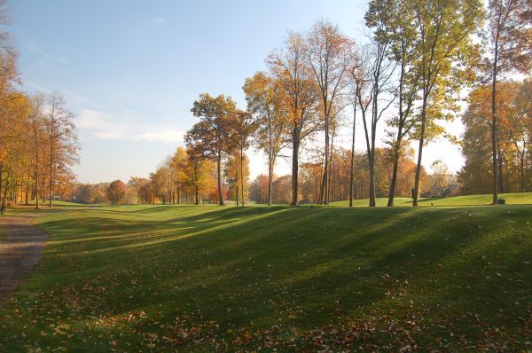 Aurora, OH: Golf course in walde