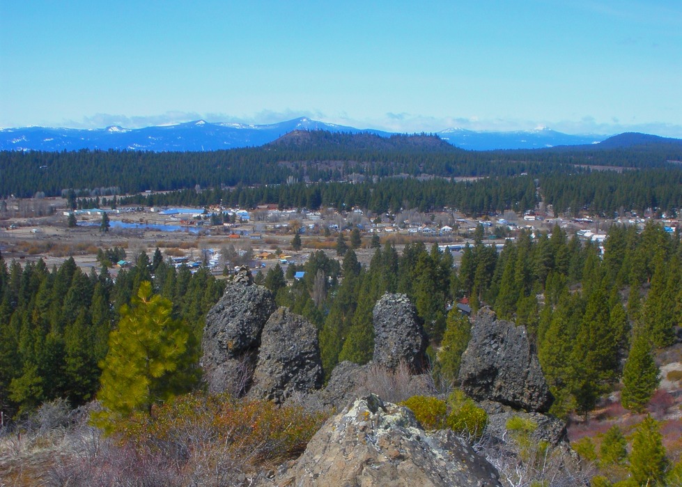 Chiloquin, OR Overlooking Chiloquin. photo, picture, image (Oregon
