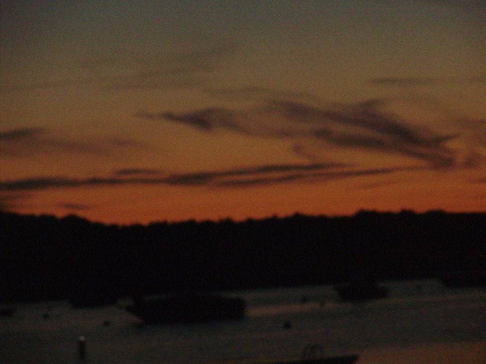 Pocasset, MA: it looks like dolphins are in the clouds