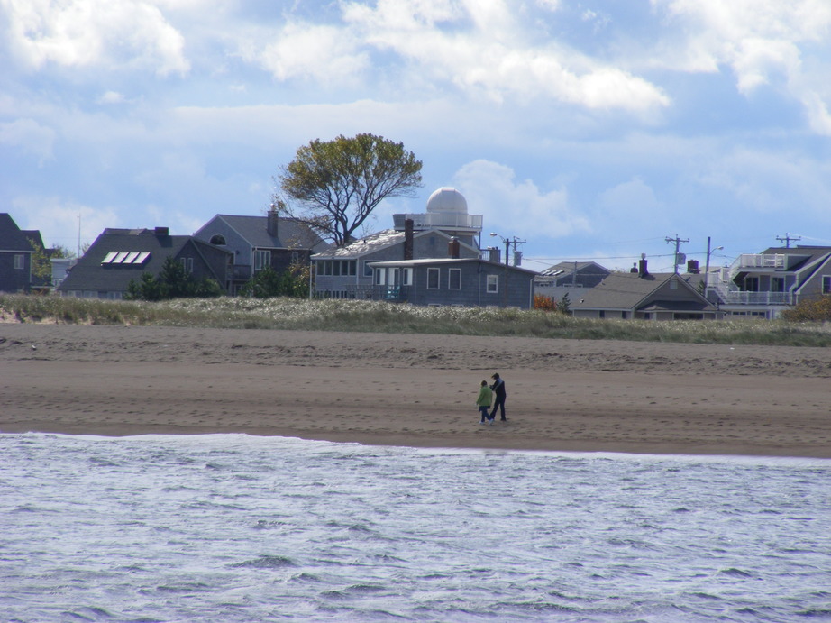 Newbury, MA: plum Island from a boat leaving Newburyport Harbor