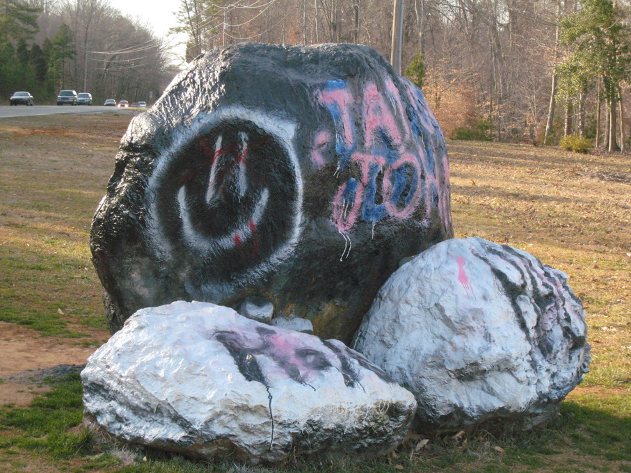 Weddington, NC Weddington High School Warrior Rock photo, picture