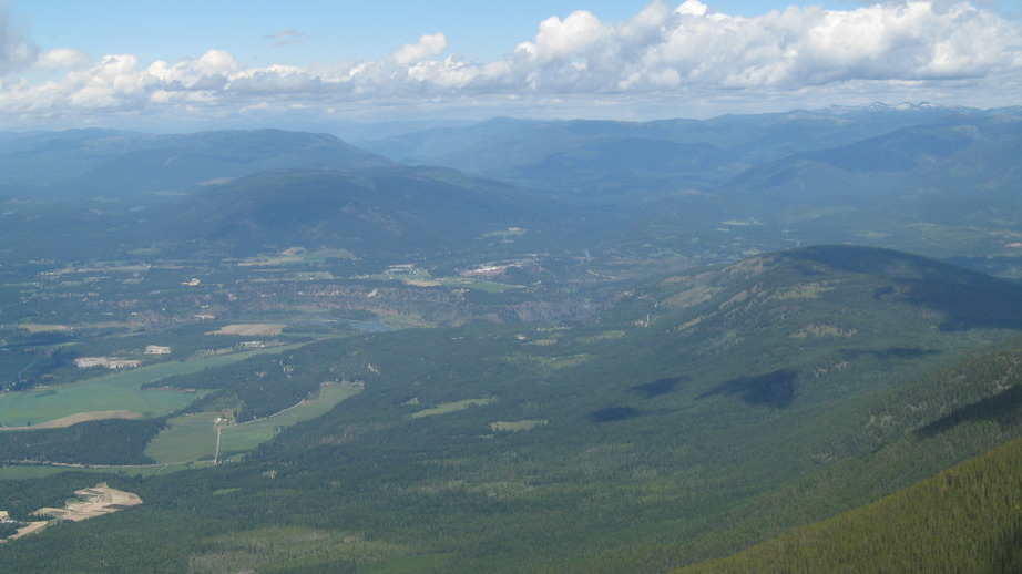Moyie Springs, ID Moyie From Cliffty Mnt photo, picture, image (Idaho