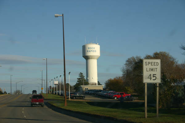 Rock Rapids, IA: Rock Rapids East water tower