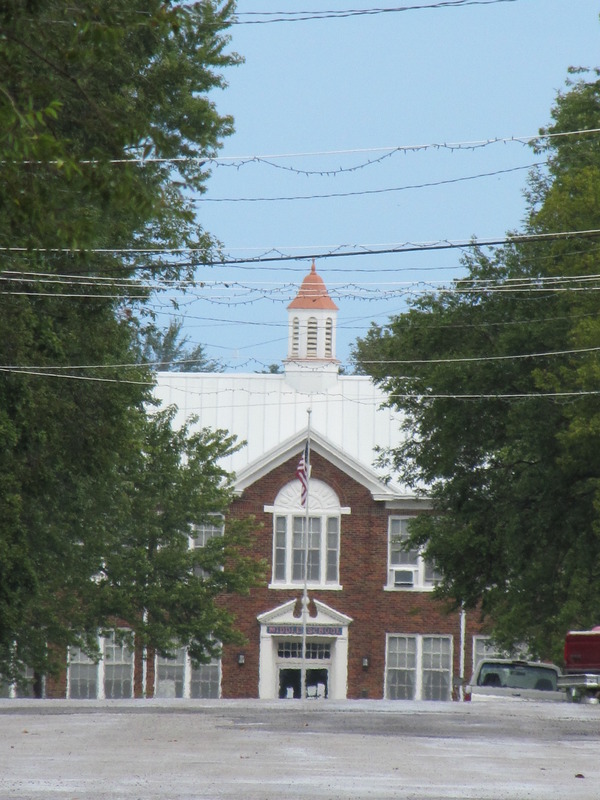 Kincaid, KS Old School in downtown Kincaid, KS photo, picture, image