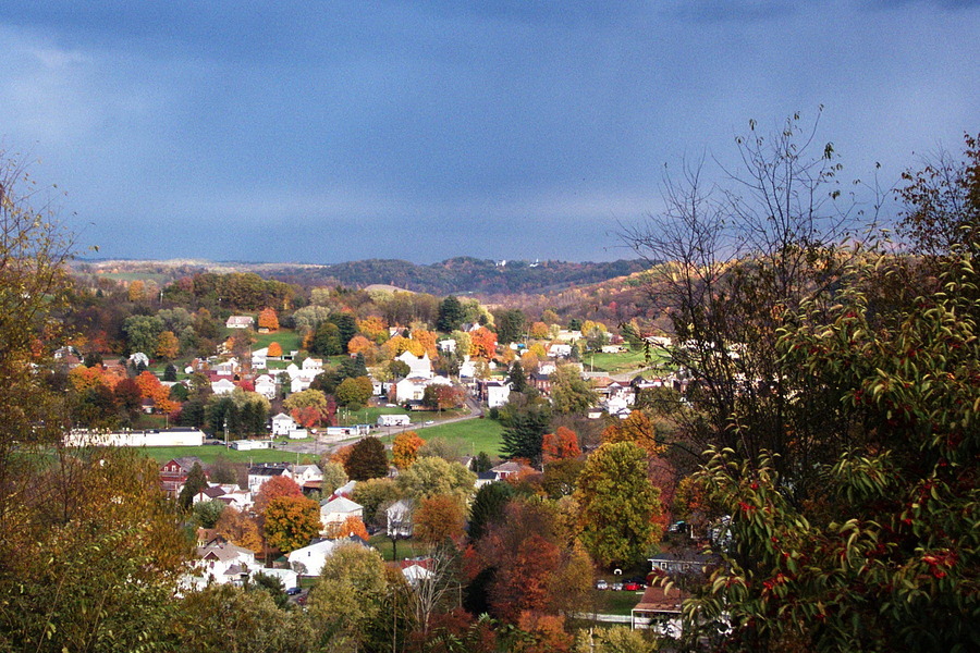 Scio, OH : View of city from back yard photo, picture, image (Ohio) at ...