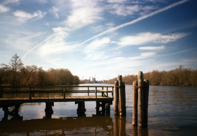 Plymouth, NC: Roanoke River & Pulp Mill as it appeared in 1986