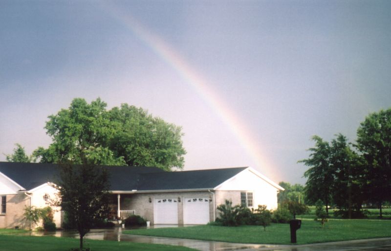 Neoga, IL: Rainbow after a cleansing rain