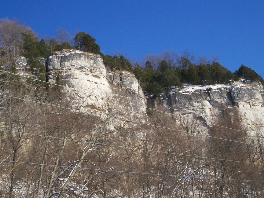 Prairie du Rocher, IL: Perire du rocher, IL. Bluffs