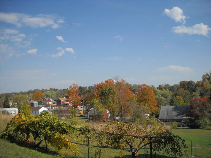 Richmond, OH: Richmond, OH from the Massimi property - Oct. 2010