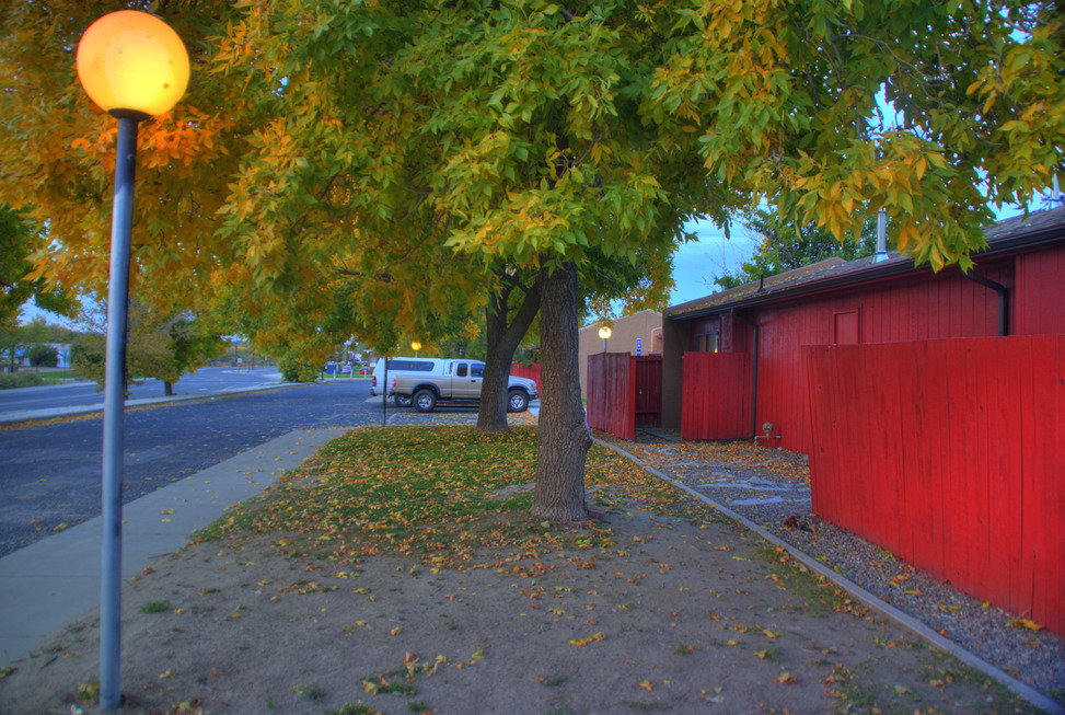 Aztec, NM: Fall on Ash St