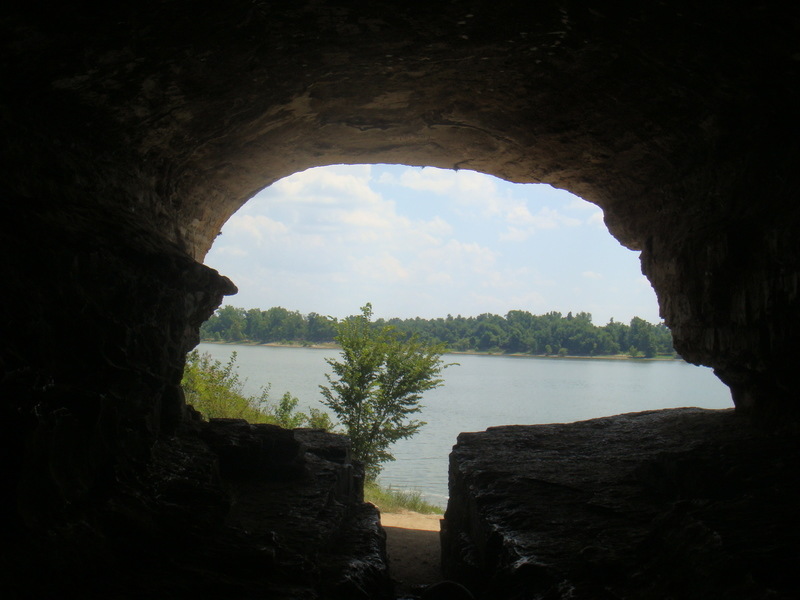 Cave-In-Rock, IL: From the inside, looking out