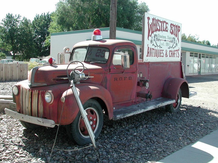 Red Oak, IA: Red Oak Fire Department truck found in Shoshone, Idaho #1