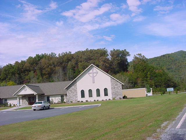 Robbinsville, NC: Church on hill in Robbinsville, NC.