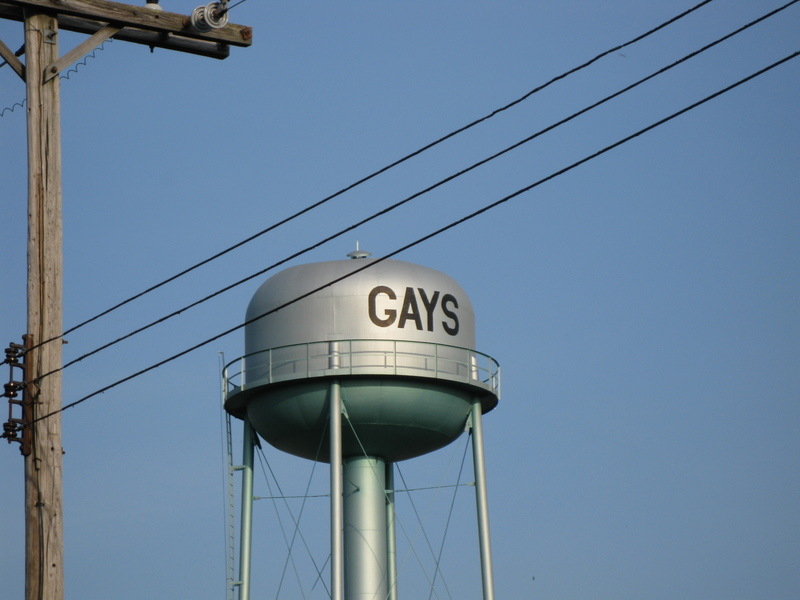 Gays, IL: Water Tower