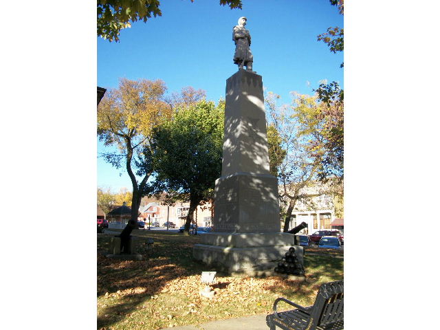 Greenville, IL: This statue is located on the courthouse lawn
