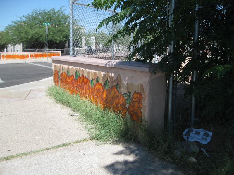 South Tucson, AZ: Decorative block and tile artwork