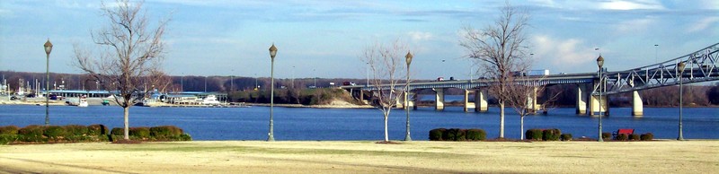 Decatur, AL: Decatur, AL - Riverside Park overlooking Tennessee River/Bridge