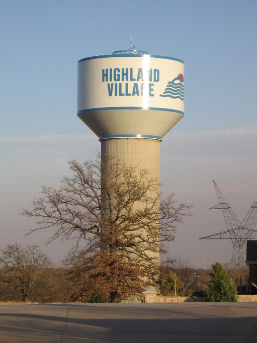 Highland Village, TX: The City Water Tower