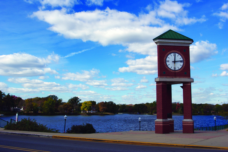 Hobart, IN Clocktower on Lake photo, picture, image (Indiana