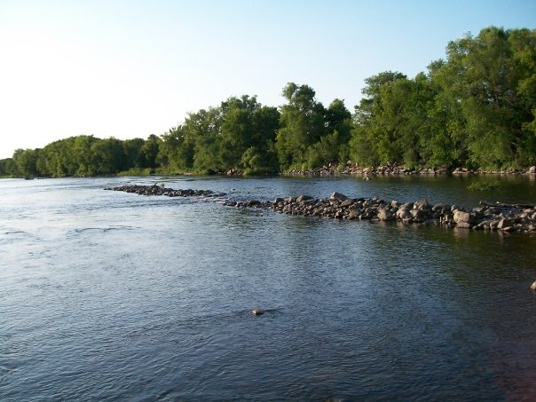 Sauk Rapids, MN: The Mississippi River In Sauk Rapids