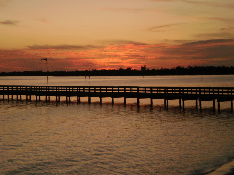 Port Charlotte, FL: At sunset. Taken at the beach complex