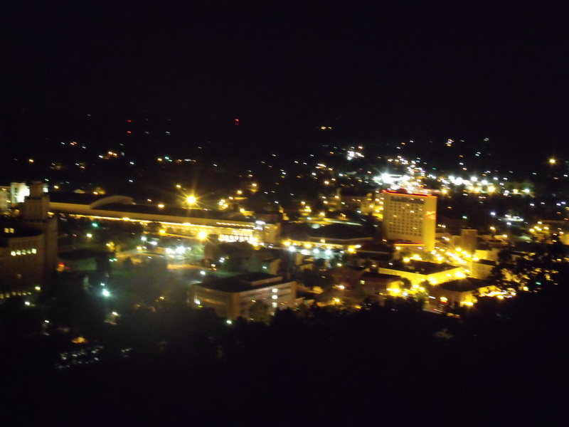 Hot Springs, AR: City night from top of the mountain