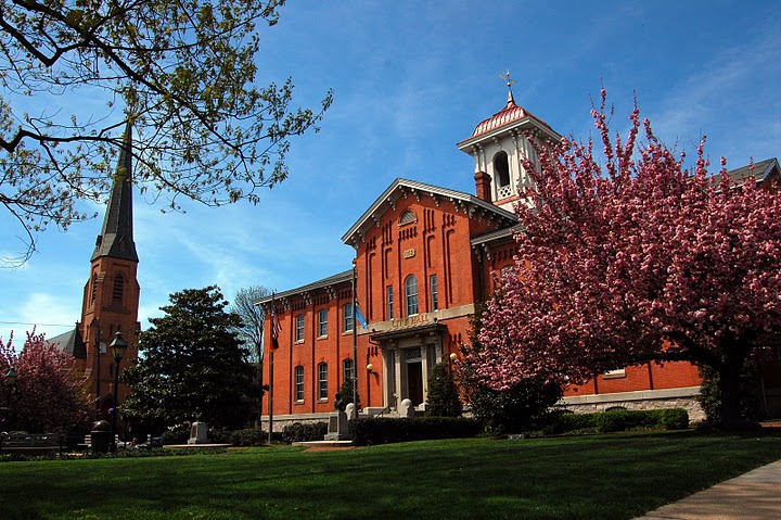 Frederick, MD: City Hall in Spring