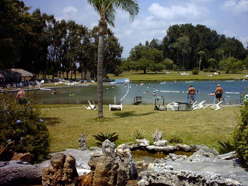 Warm Mineral Springs, FL: A nice day for soaking in the springs!