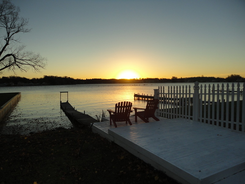 Conneaut Lake, PA: Conneaut Lake in the fall