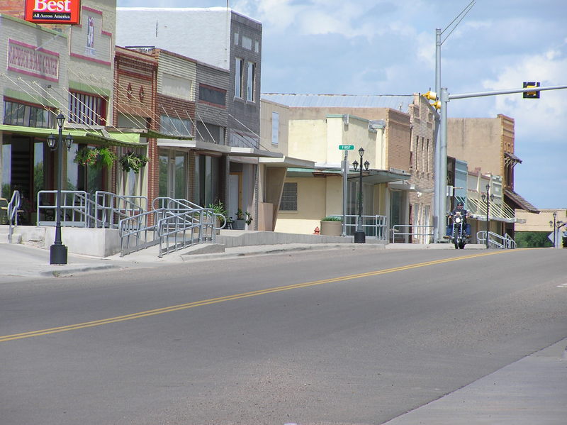 Quitaque, TX Closed down downtown Quitaque photo, picture, image