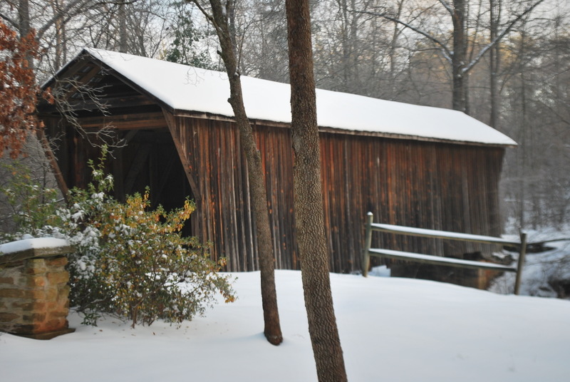 Claremont, NC: Bunker Hill Covered Bridge