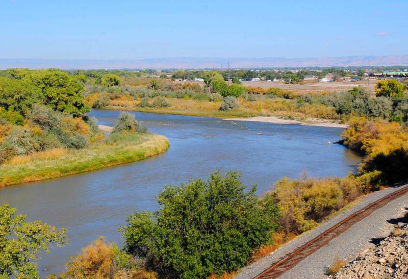 Grand Junction, CO: Confluence of the Gunnison and Colorado Rivers