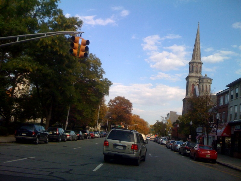 Morristown NJ : Downtown Morristown around the square photo picture