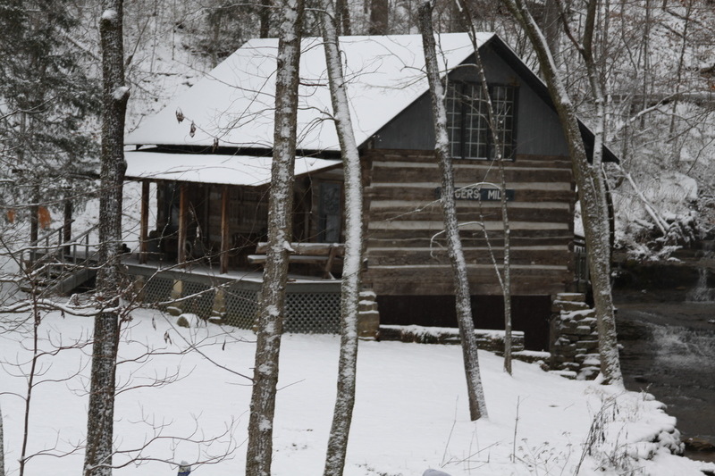 Summer Shade, KY: Rogers Mill in the Winter