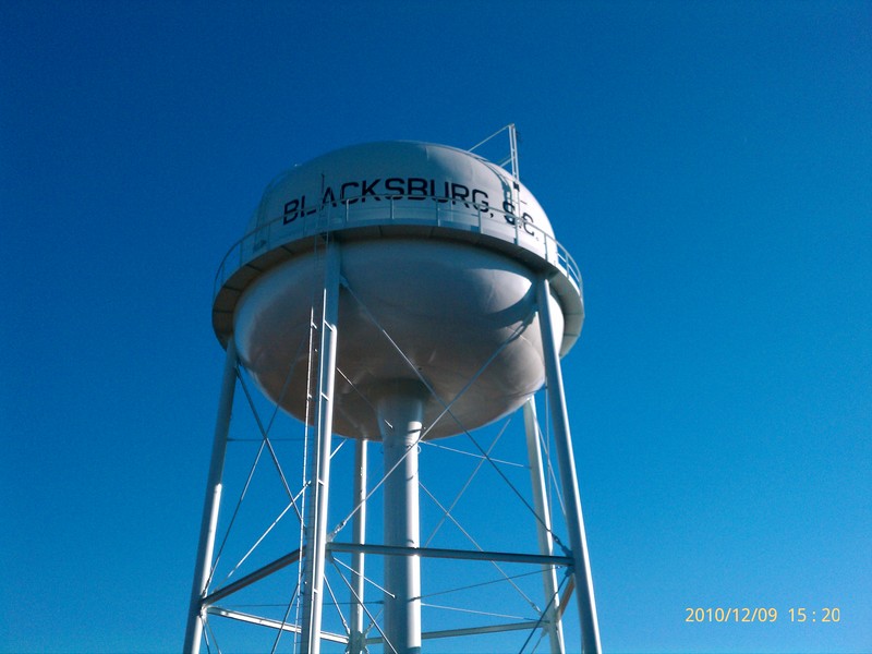 Blacksburg, SC: Water tower