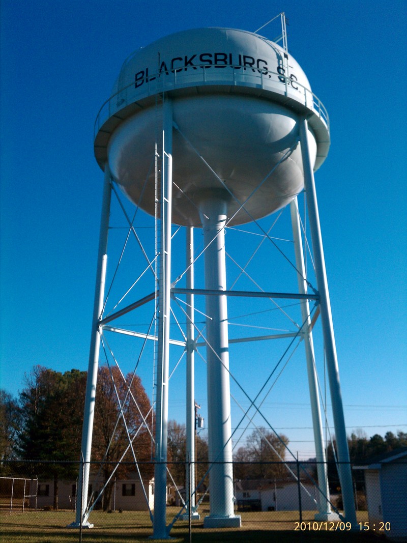 Blacksburg, SC: Blacksburg water tower