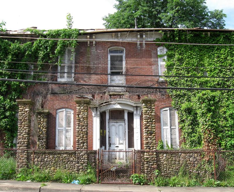Brownsville, PA: One of many beautiful old abandoned homes in Brownsville, PA