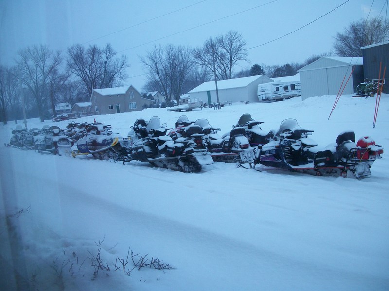 Cresco, IA: rathbun snowriders sleds at super 8 motel