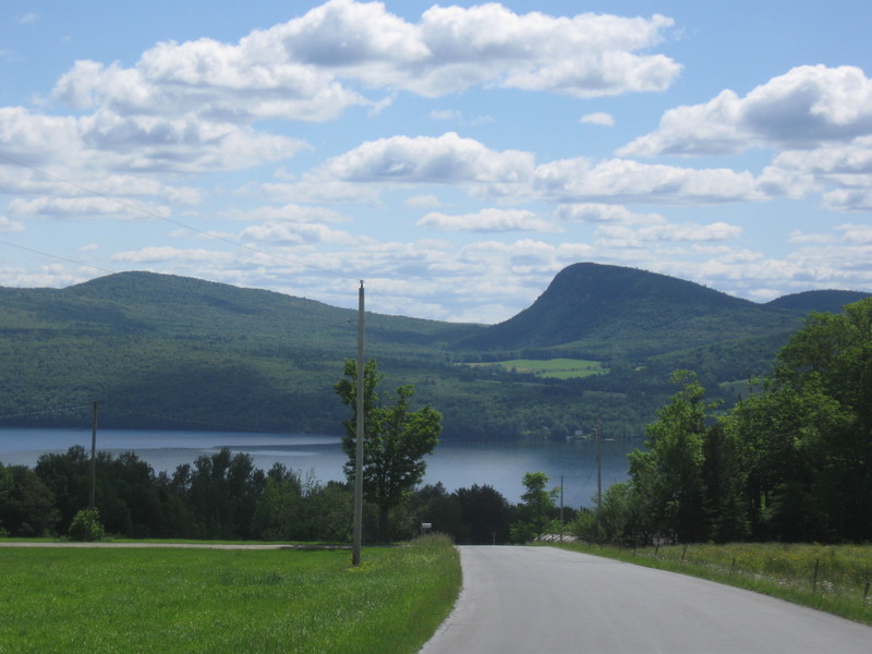 Westmore, VT: Overlooking Lake Willoughby from Hinton Hill Rd