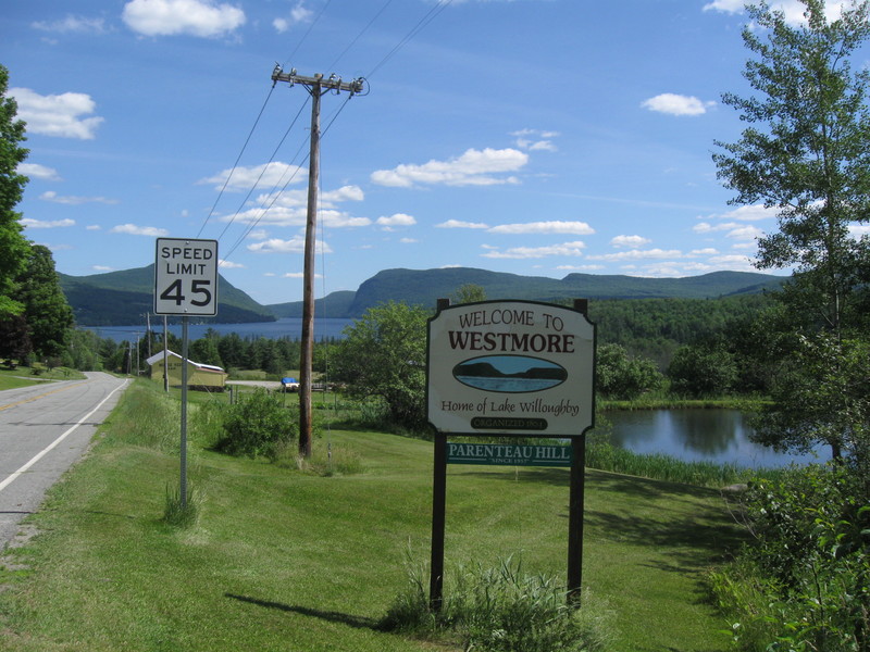 Westmore, VT: Arrival at Westmore via Vermont Rt 5A