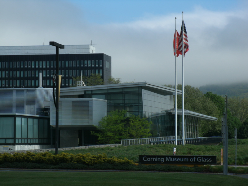Corning, NY: The Corning Museum of Glass - The 3rd largest tourist attraction of New York State - 1 million visitors yearly