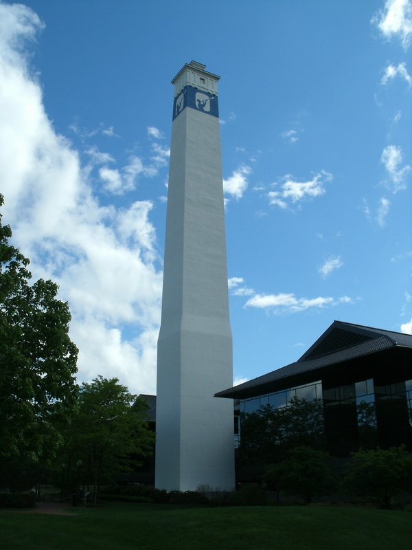 Corning, NY: The Gaffer - Formerly a thermometer tube glass pulling tower, now a local Corning landmark.