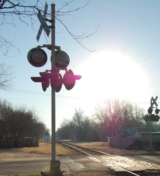 Wichita, KS: RR Crossing at Central and St. Paul