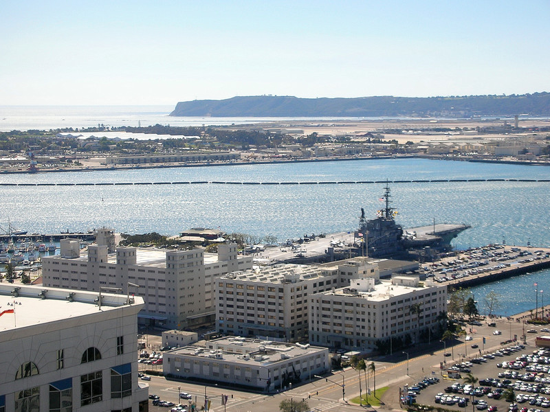 San Diego, CA: San Diego_Point Loma_USS Midway_Coronado Navy Station