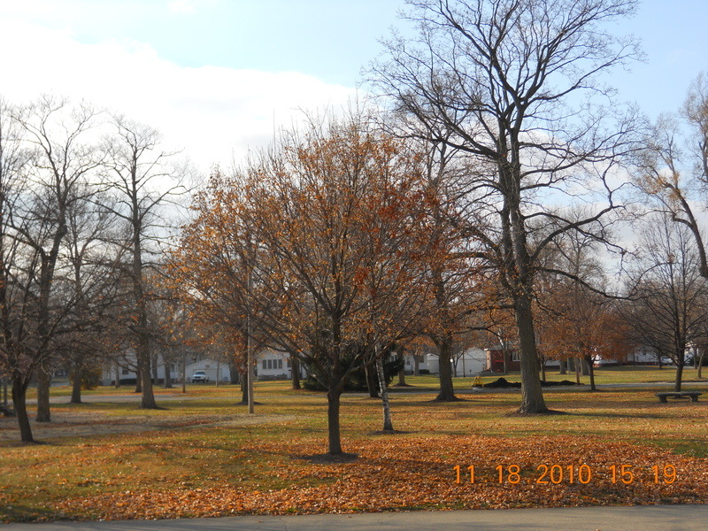 Paxton, IL: Pells Park in the Fall