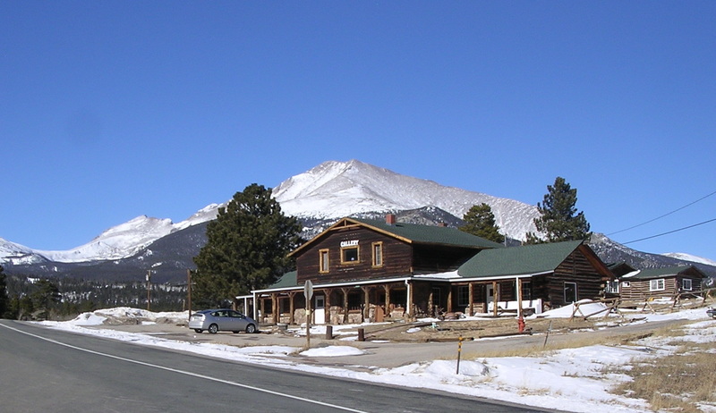 Allenspark, CO: The Old Gallery nonprofit arts, community, and visitor center in Allenspark