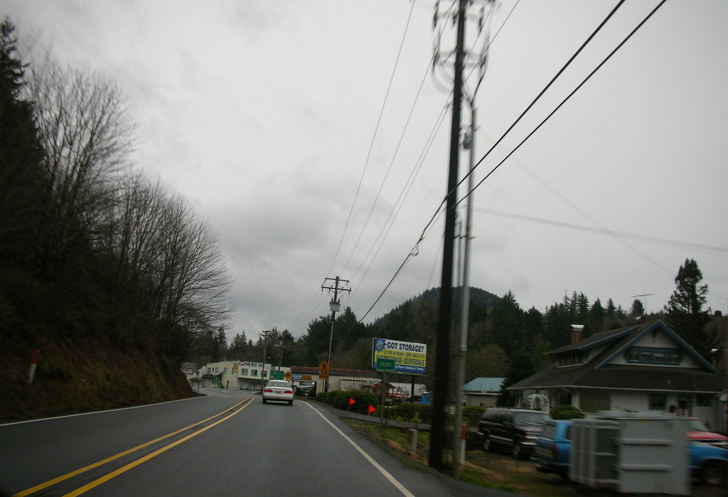 Hebo, OR highway 101 through hebo photo, picture, image (Oregon) at