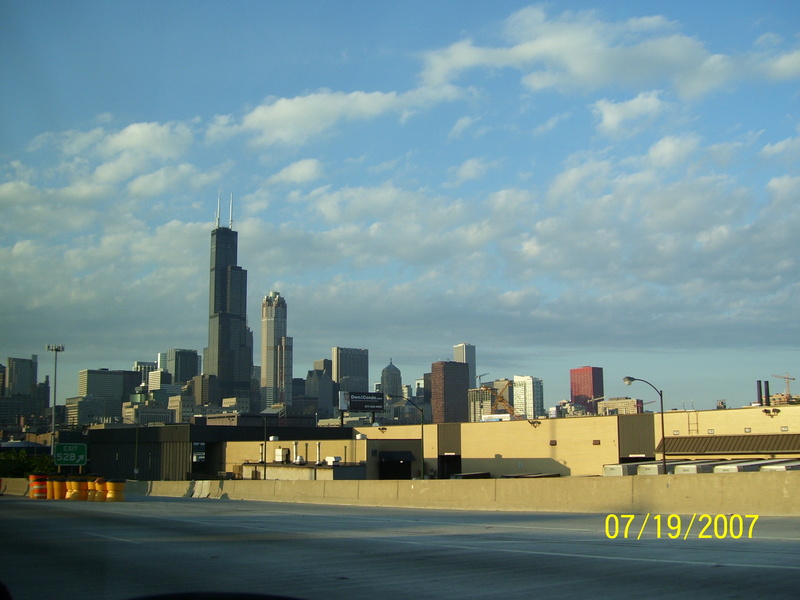 Chicago, IL: First time in the big city taking pictures from the passengers seat