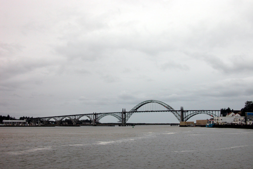 Newport, OR: yaquina bay bridge in newport