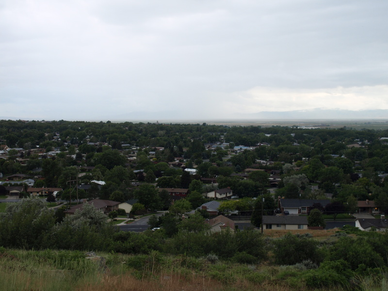 Brigham City, UT: brigham city on top of mountain